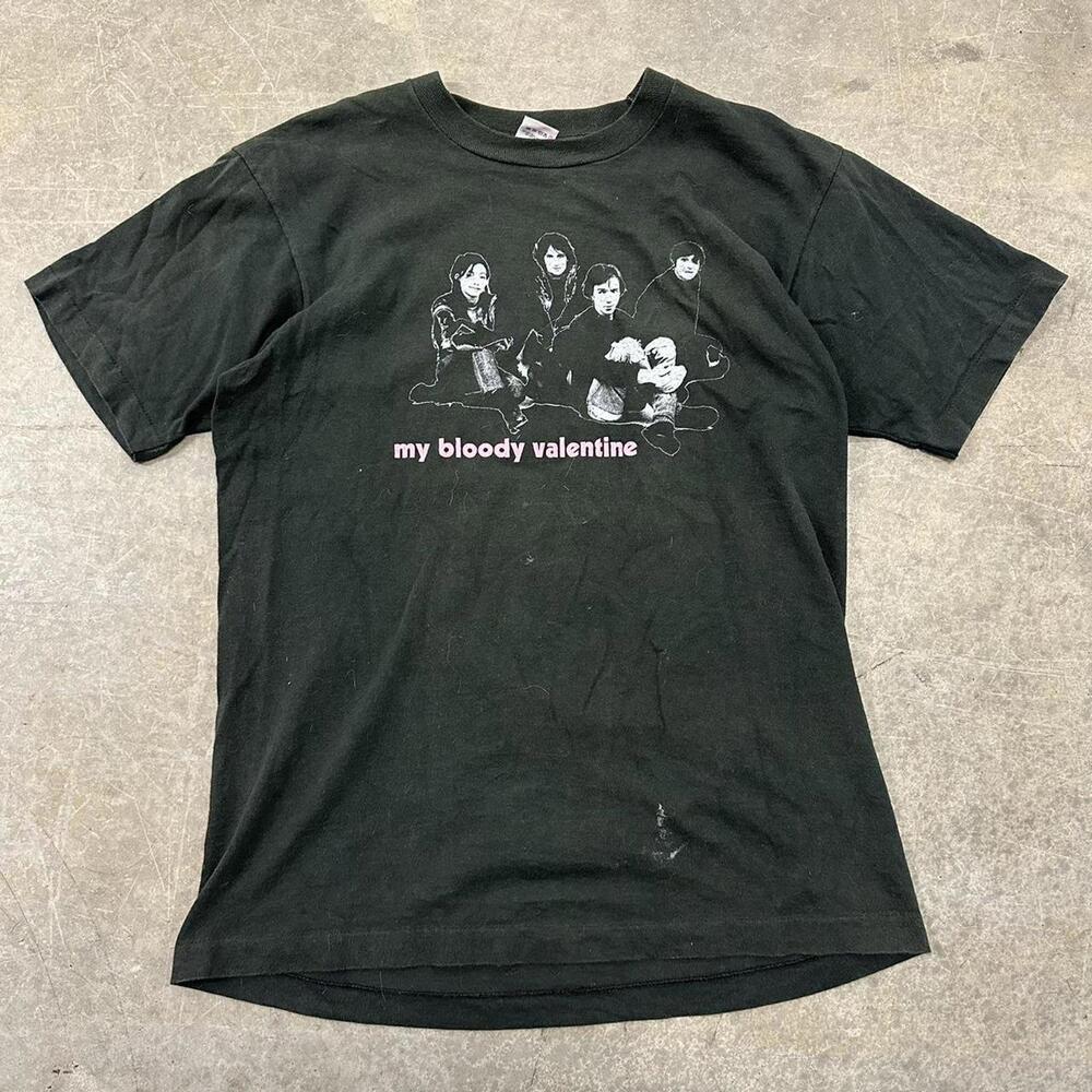 Vintage My Bloody Valentine Portrait Graphic Shirt Size Large